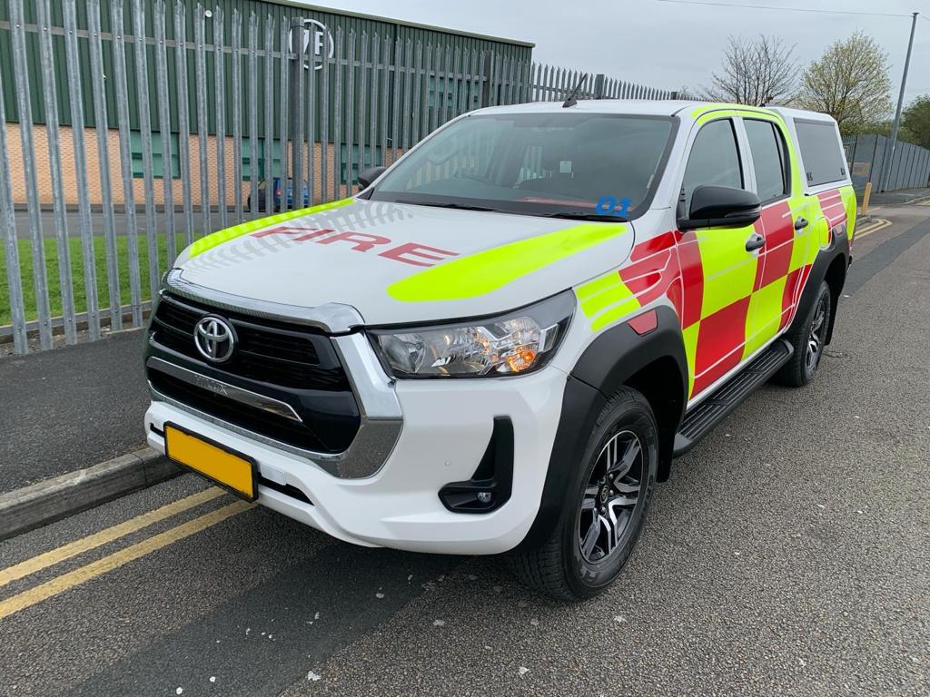 Toyota Hilux RIV Fire Appliance - Govsales of mod surplus ex army trucks, ex army land rovers and other military vehicles for sale